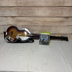 Microsoft Rock Band Video Game with Bass Guitar Controller Tested